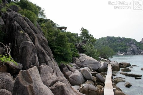Wooden foot bridge